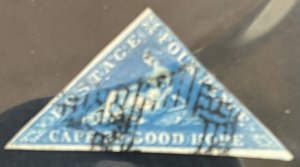 1853 Cape of Good Hope Triangle 4p USED #2