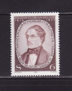 Austria 1183 Set MNH Johann Florian Heller, Chemist (A)