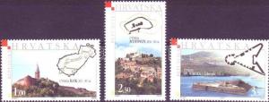 Croatia stamp Towers and forts margin set MNH 2005 Mi 737-739  WS15523