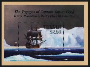 Tuvalu 496 MNH Sailing Ship, Captain Cook