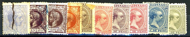 PHILIPPINES #SET FROM 1880-1890'S USED