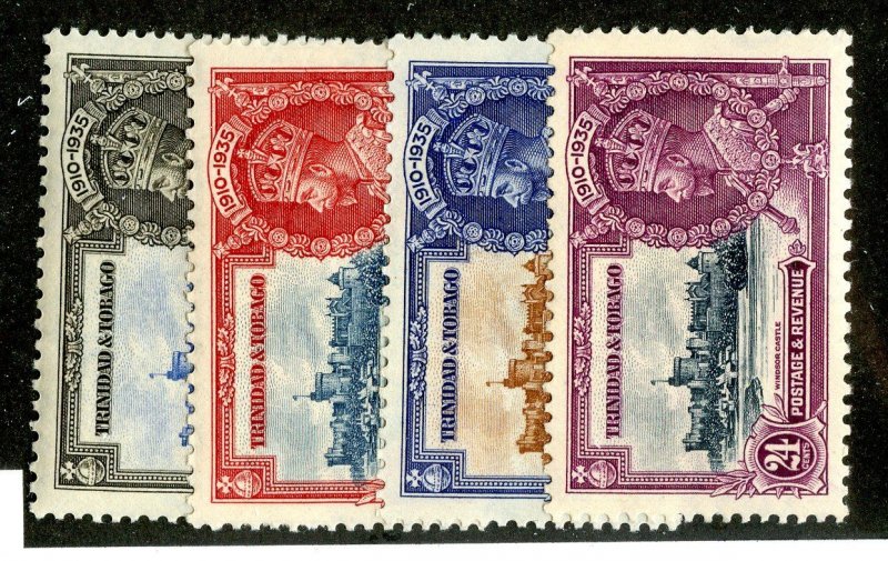 1935 Trinidad Sc #43/46 mnh** cv. $34 ( 564 JUB )