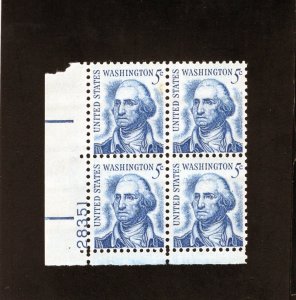 1283 George Washington, MNH LL-PB/4 (#28351)