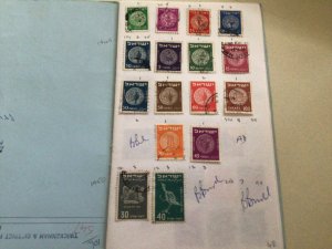 Israel approval mail order stamps booklet A6987