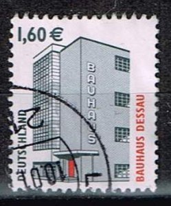 Germany 2002,Sc.#2207 used, Bauhaus Dessau, with number 445 on the back