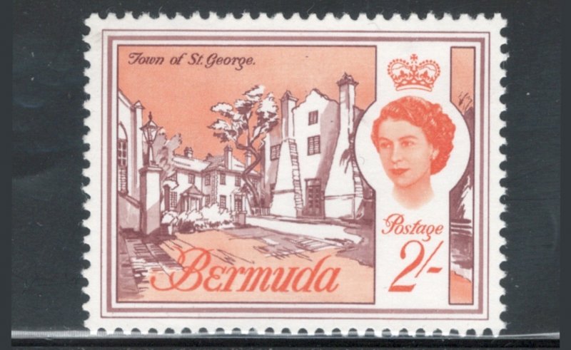 Bermuda 1965 Queen Elizabeth II & Town of St George 2sh Scott # 186 MNH