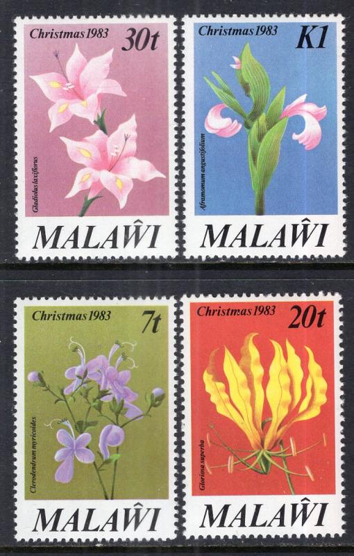 Malawi 423-426 Flowers MNH VF