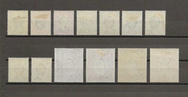 SOMALILAND 1904 SG 32/44 MINT