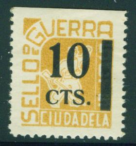 SPAIN Civil War Republic CIUDADELA GG 393