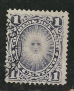 Peru  Scott 104 used stamp