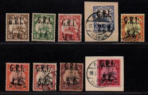 $Samoa Sc#101-109 used+M/H/F-VF, part set, 101-2, 106 mint, Cv. $581.50