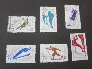 Romania 1961 Sc C96-102 Olympic CTO set FU