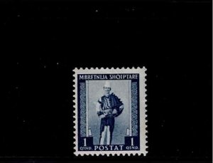 Albania Scott #310, Single 1939 FVF MH