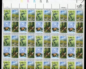 1921 - 1924 Preservation of Wildlife Habitats Sheet of 50 18¢ Stamps MNH 1981