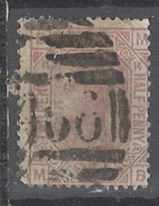 COLLECTION LOT # 2234 GREAT BRITAIN #67p14 MINOR FAULT 1876 CV=$60