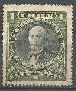 CHILE, 1911, used 1p,  Anıbal Pinto, Scott 109