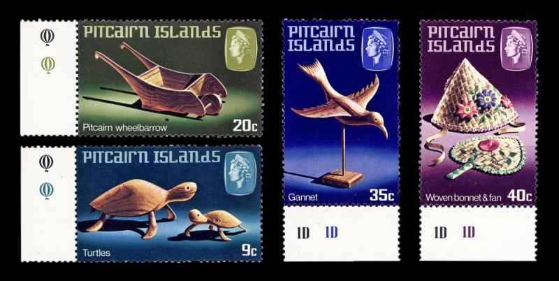 Pitcairn Islands 1980 Sc194-197 Handicraft Series MNH OG F-VF