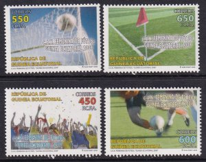 Equatorial Guinea 290a-290d Singles MNH VF