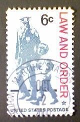 United States, Scott #1343, used(o),1968, Policeman and Boy, 6¢