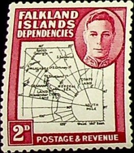 Falkland Islands, Dependencies 1946 SG G3 MH KGVI (002816)