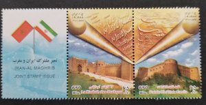 Iran Morocco Joint Issue Castle 2008 UNESCO Kasbah Flag (stamp) MNH *see scan