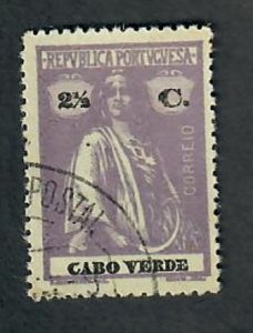 Cape Verde #151 Ceres used single