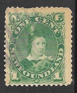Newfoundland 45: 1c Prince of Wales, used, F-VF