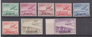 IRAQ, 1949 Air set of 8, mnh.