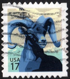 SC#4138 17¢ Bighorn Sheep Single (2007) Used