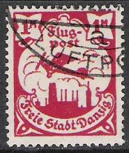 Danzig #C6 Airmail Used