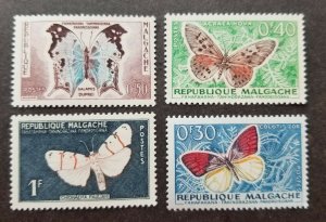 *FREE SHIP Madagascar Butterflies & Moths 1960 Insect (stamp) MNH