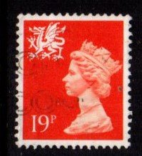 Wales - #WMMH36 Machin Queen Elizabeth II - Used