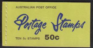 Australia #399a mint booklet Queen Elizabeth, issued 1967