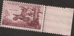 # 1077 MINT NEVER HINGED WILD TURKEY