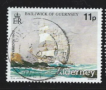 Alderney  used s.c.#  32