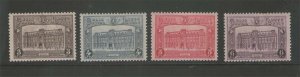 Belgium 1929 Sc Q176-Q179 MNH