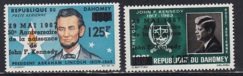 Dahomey # C55-56, John F. Kennedy, NH, 1/2 Cat.