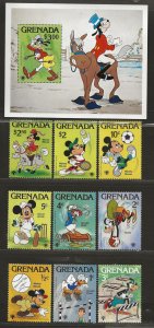 GRENADA SC# 750-59  FVF/MNH