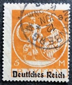 Bavaria 273 Used, Overprint