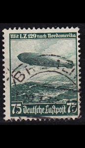 GERMANY REICH [1936] MiNr 0607 X ( O/used ) Flugzeug