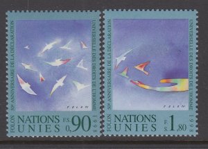 UN Geneva 327-328 MNH VF