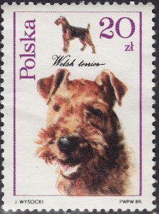 Poland 2903 Dogs Welsh Terrier 1989