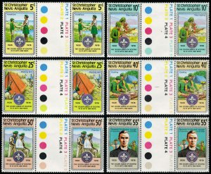 Saint Kitts-Nevis Scott 370-375 Mint never hinged.