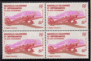 New Caledonia #C188B-C188C 1983 Airplane Block Set MNH