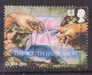 GB 2005 QE2 60p Anniv Independent Television used SG 2565 ( L987 )