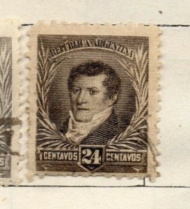 Argentine 1892 Early Issue Fine Used 24c. NW-178889