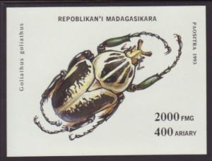 Madagascar 1223 Insect Souvenir Sheet MNH