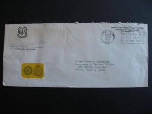 USA label Forest Service DOA 50th anniversary on back damaged cover