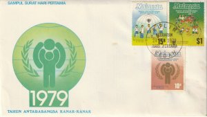 Malaysia 1979 International Year of the Child FDC SG#198-199