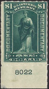 R173 Mint,OG,HR... SCV $30.00... Plate# single